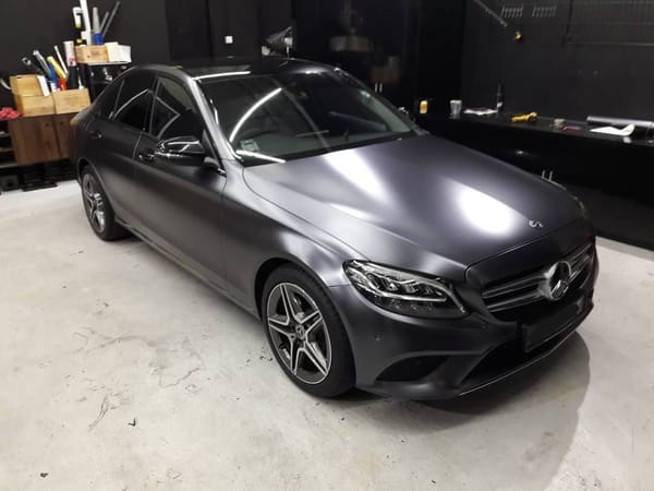 We are addicted to satin dark grey.