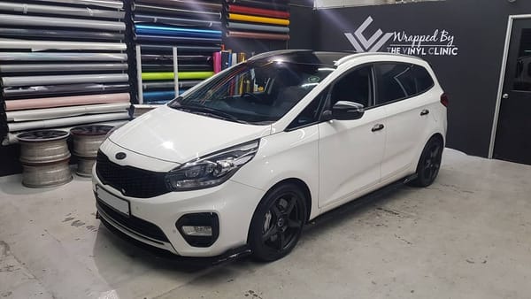 White, satin black and gloss black magic.