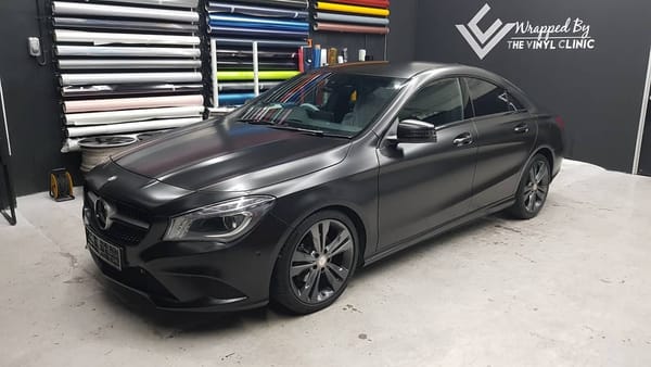 Avery Dennison satin black. Waiting for that set of rims ...