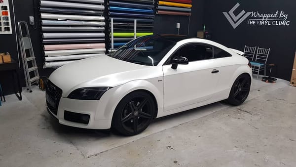 Avery Dennison satin pearl white.