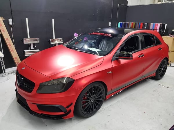 A45 amg sent in yesterday for wrap removal, new wrap and ...