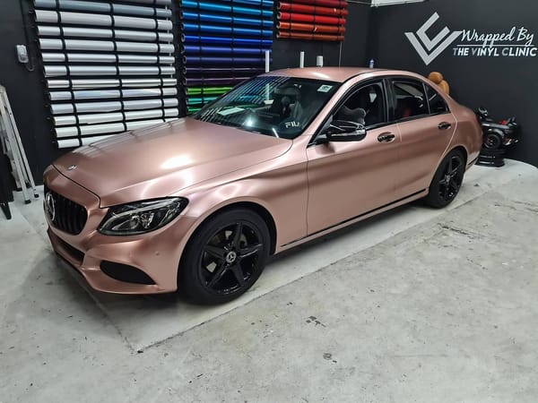 Pearl metal rose gold plus a bunch of dechrome.