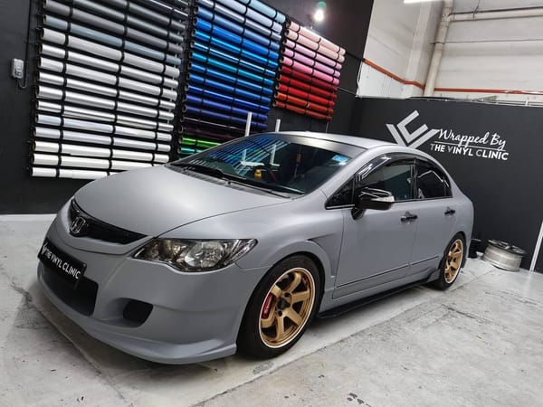 Grey, bronze + Civic = a Jdm classic.