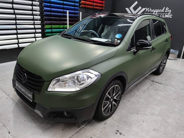 Military green freshly laid.