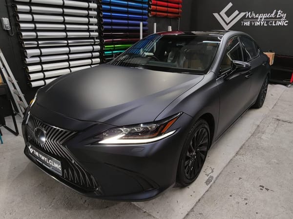 Lexus in this incredible stealth matte blue.