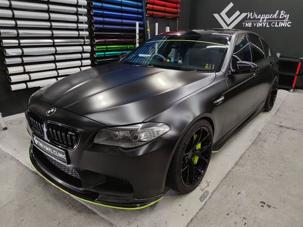 Satin Black Neon M5.