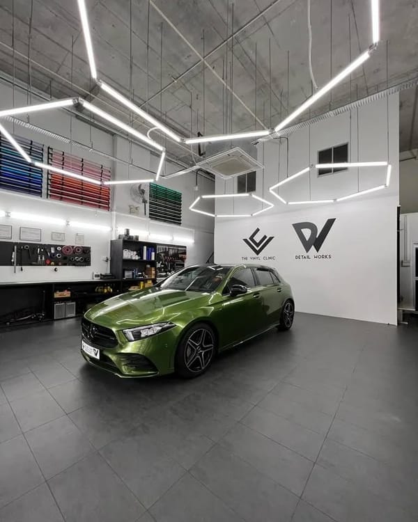 Mamba Green rocket pocket with Fireball coating and Night...