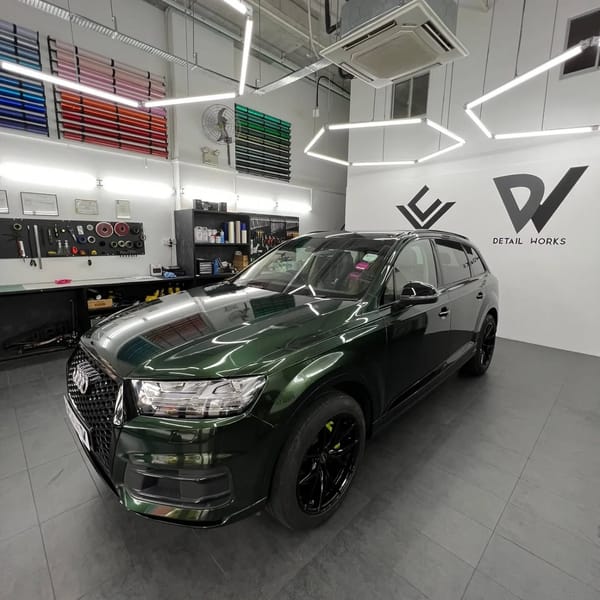 Ultra gloss midnight green. Unparalleled paint like finish.