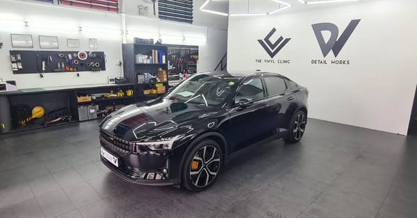 Polestar blackout with Fireball coating.