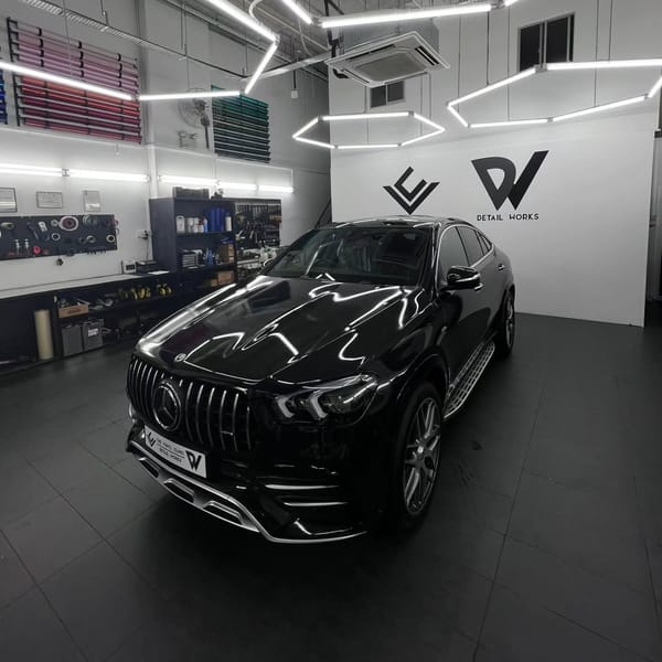 Mercedes GLE full exterior and interior wrap in Gloss Met...