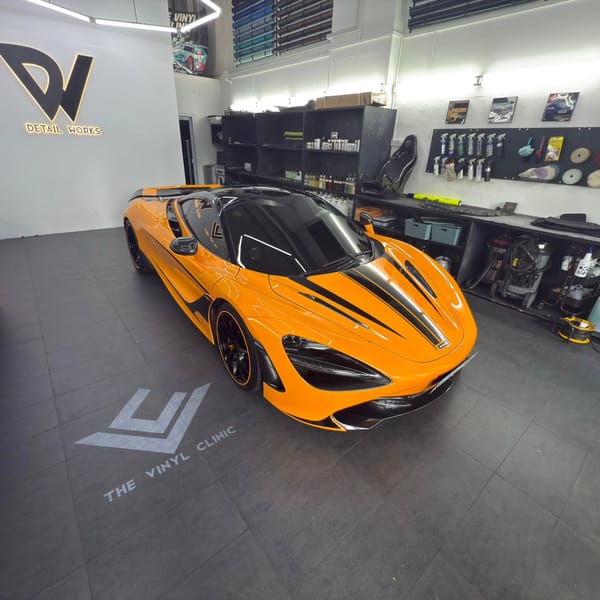 Mclaren 720s in self healing Mclaren classic orange with ...